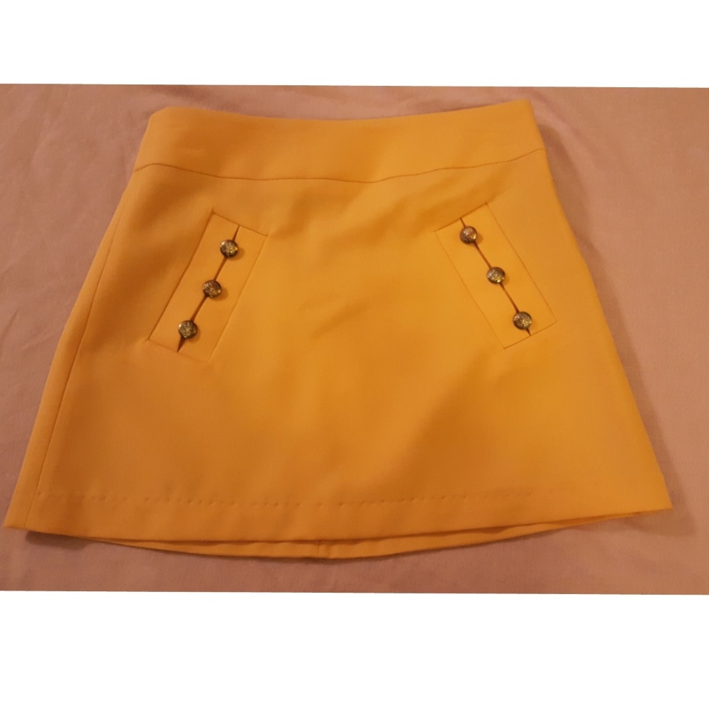 NEW! YELLOW MINI SKIRT (from Korea)